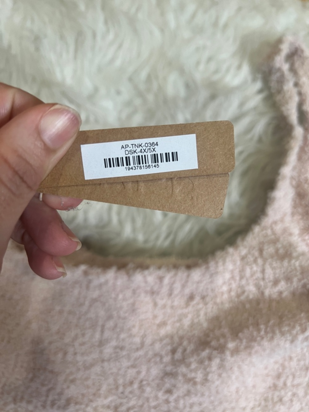 SKIMS Cozy Stretch Tank Top in Light Pink - Picture 3 of 5